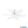 TR R67462131 LUND ventilátor incl.1x8W LED/850lm CCT ↕31cm Ø100cm matt fehér