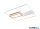 TR R67862976 SPIRO mennyezet lámpa incl.1x32W LED/3800Lm/2700-6500K ↕4,5cm ↔53cm ↗50cm cappuccino/fehér