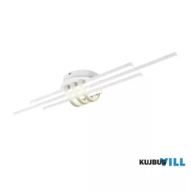   TRIO R67873131 CINTO mennyezet lámpa 1x25W LED/2250Lm/4000K ↕10cm ↔80cm Ø18cm matt nikkel/fehér