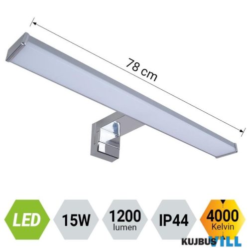 KIFUTÓ LUXERA 70211 TREMOLO DUALFIX LED képmegvilágító 15W/1200lm 4000K ↔78cm IP44