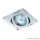 LUXERA 71053 DOWNLIGHT ELEGANT GU10/50W 9x9cm króm/üveg