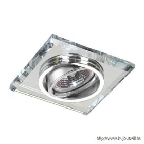 LUXERA 71063 DOWNLIGHT ELEGANT GU10/50W 9x9cm króm/tükör