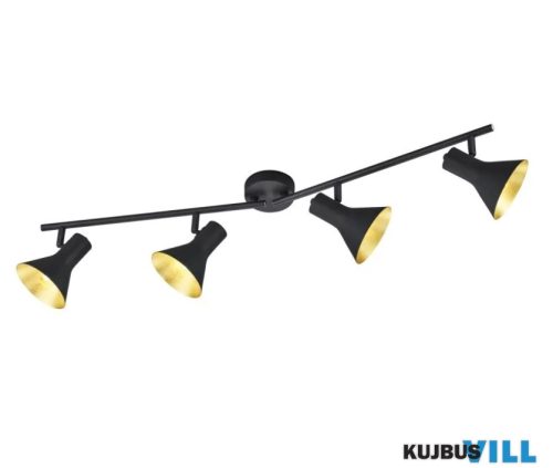 TR R80164002 NINA spotlámpa excl.4xE14 ↕21cm ↔84,5cm ↗ 11cm fekete