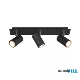   TRIO 802400332 MARLEY spotlámpa excl.3xGU10 ↕15cm ↔48cm ↗ 9cm matt fekete
