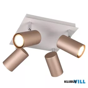   TRIO 802430465 MARLEY spotlámpa excl.4xGU10 ↕15cm ↔24cm ↗24cm cappuccino