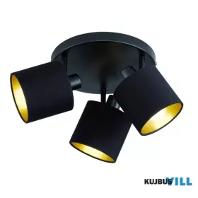   TRIO R80333979 TOMMY spotlámpa excl.3xE14 ↕19cm Ø25cm arany