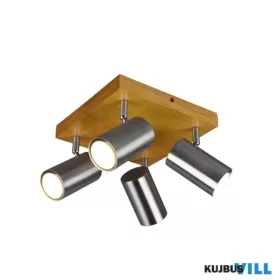   TRIO 812400407 MARLEY spotlámpa excl.4xGU10 ↕16cm ↔22cm ↗ 22cm matt nikkel