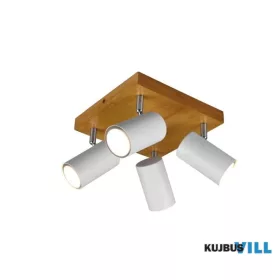   TRIO 812400431 MARLEY spotlámpa excl.4xGU10 ↕16cm ↔22cm ↗ 22cm matt fehér