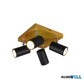   TRIO 812400432 MARLEY spotlámpa excl.4xGU10 ↕16cm ↔22cm ↗ 22cm matt fekete