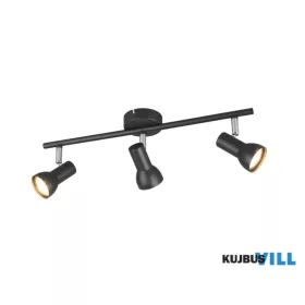   TRIO R81793032 CANTAR spotlámpa 3xGU10 ↕15,5cm ↔45,5cm Ø 8cm matt fekete