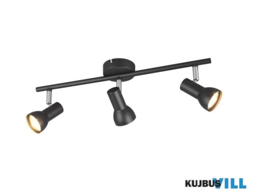TR R81793032 CANTAR spotlámpa 3xGU10 ↕15,5cm ↔45,5cm Ø 8cm matt fekete