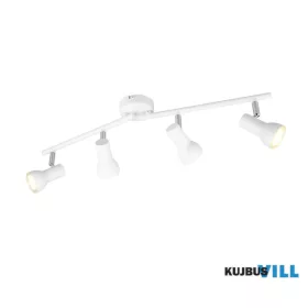   TRIO R81794031 CANTAR spotlámpa 4xGU10 ↕15,5cm ↔60,5cm Ø 8cm matt fehér