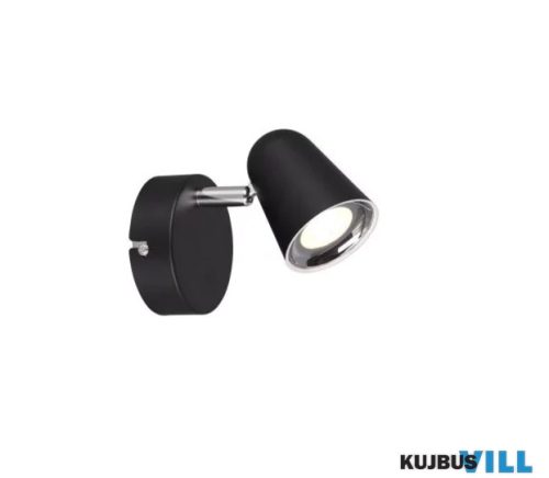 TR R82121132 TOULOUSE spotlámpa incl.1x3,5W LED/400Lm/3000K ↕15cm ↔9cm ↗ 12cm matt fekete
