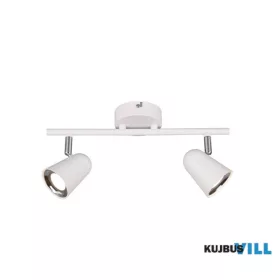  TRIO R82122131 TOULOUSE spotlámpa incl.2x3,5W LED/400Lm/3000K ↕17cm ↔34cm ↗ 9cm matt fehér