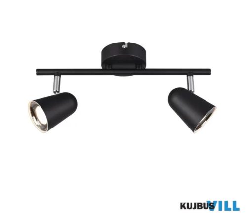 TR R82122132 TOULOUSE spotlámpa incl.2x3,5W LED/400Lm/3000K ↕17cm ↔34cm ↗ 9cm matt fekete
