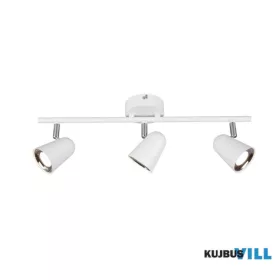   TRIO R82123131 TOULOUSE spotlámpa incl.3x3,5W LED/400Lm/3000K ↕17cm ↔48cm ↗ 9cm matt fehér