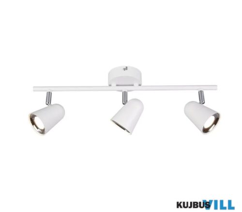 TR R82123131 TOULOUSE spotlámpa incl.3x3,5W LED/400Lm/3000K ↕17cm ↔48cm ↗ 9cm matt fehér