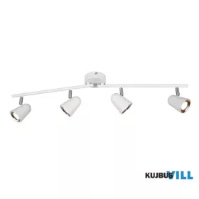   TRIO R82124131 TOULOUSE spotlámpa incl.4x3,5W LED/400Lm/3000K ↕17cm ↔78cm ↗ 9cm matt fehér