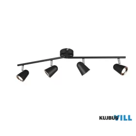   TRIO R82124132 TOULOUSE spotlámpa incl.4x3,5W LED/400Lm/3000K ↕17cm ↔78cm ↗ 9cm matt fekete