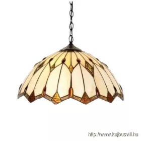LUXERA 83 TIFFANY függeszték 2xE27/60W Ø41cm