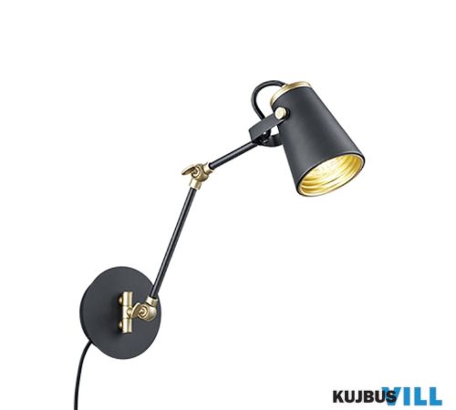 LUXERA T208870132 EDWARD fali lámpa excl.1xE14 ↕25cm ↔12cm ↗ 50,2cm