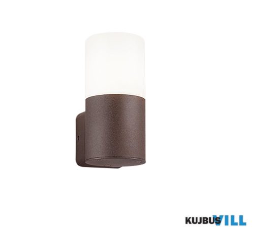 LUXERA T222260124 HOOSIC kültéri fali lámpa excl.1xE27 ↕17,5cm ↔8,5cm ↗ 11,8cm