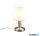 LUXERA T599700101 MATS II asztali lámpa excl.1xE14 ↕24cm Ø14cm