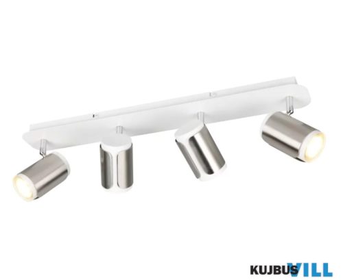 TR 814500407 GILLAN spotlámpa excl.4xGU10/10W ↕16cm ↔60cm ↗12cm matt nikkel/fehér