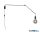 TR 200200132 LINE falikar excl.1xE27 ↕25cm ↔5,5cm ↗ 150cm matt fekete