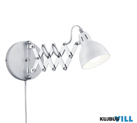 TR R20321031 SCISSOR falikar excl.1xE14 Ø15cm ↗ 53cm matt fehér