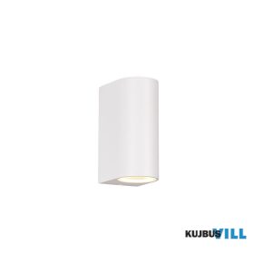   TR 204260231 ROYA kültéri falikar excl.2xGU10 ↕15cm ↔6,9cm ↗ 9,2cm matt fehér