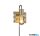 KIFUTÓ TR 205570167 KHAN falikar excl.1xE27 ↕20cm ↔15cm ↗ 11cm antik nikkel