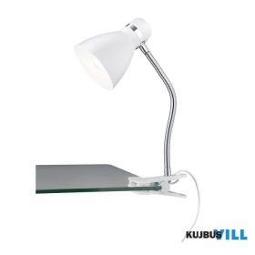   TRIO R20731231 HARVEY csiptetős lámpa excl.1xE27 ↔11cm ↗22cm ↕30cm matt fehér