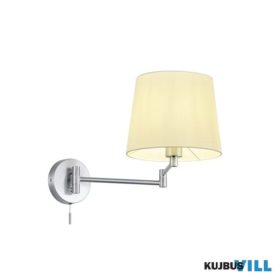   TRIO 209100107 LYON falikar excl.1xE27 ↕32,5cm ↔25,5cm ↗ 69cm matt nikkel