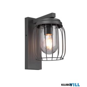   TR 210869142 TUELA kültéri falikar excl.1xE27 ↕28cm ↔16,5cm ↗ 23,5cm antracit