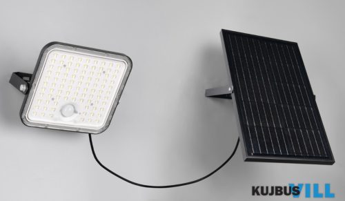 TR R22189132 ACORA solar kültéri falikar 18W LED/2600lm/4000K ↕19cm ↔20cm IP65 fekete sensor