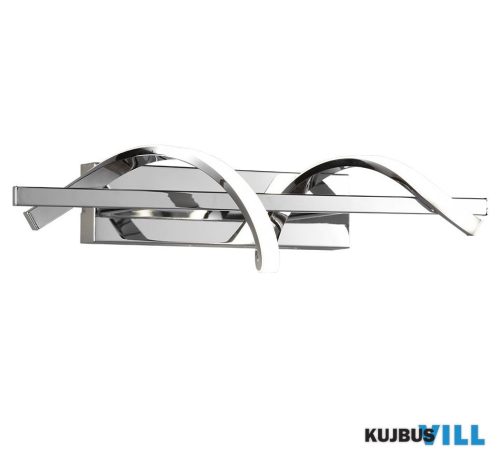 TR R22201106 ISABEL falikar incl.1x8,5W LED950Lm4000K ↕12cm ↔46cm ↗ 17cm króm