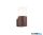 TRIO 222260124 HOOSIC kültéri falikar excl.1xE27 ↕17,5cm ↔8,5cm ↗ 11,8cm rozsdabarna