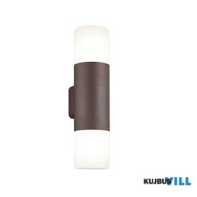   TR 222260224 HOOSIC kültéri falikar excl.2xE27 ↕33cm ↔8,5cm ↗ 11,8cm rozsdabarna