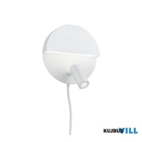   TRIO 222370231 MARIO falikar incl.1x6W LED/600Lm/3000K & incl.1x2,3W LED/200Lm/3000K Ø16cm ↗ 10,5cm matt fehér