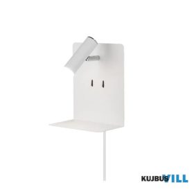   TRIO 222570231 ELEMENT falikar incl.1x3W LED/220Lm/3000K & incl.2x1,5W LED/150Lm/3000K ↕20cm ↔16cm ↗ 14cm matt fehér