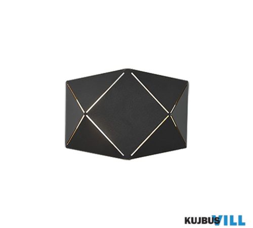 KIFUTÓ TR 223510132 ZANDOR falikar incl.1x6,5W LED/700Lm/3000K ↕13cm ↔18cm ↗ 6cm matt fekete