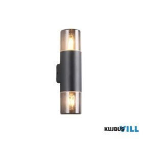   TR 224060232 HOOSIC kültéri falikar excl.2xE27 ↕33cm ↔8,5cm matt fekete