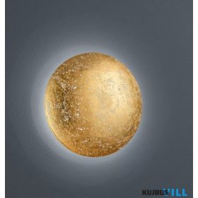   TRIO 224110179 CHIROS falikar incl.1x8W LED/800Lm/3000K Ø22cm ↗ 6,5cm arany