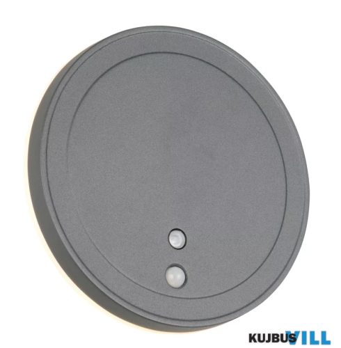 TR R23056142 FORTALEZA kültéri falikar 2W LED/200lm/3000K  Ø14cm ↗3,5cm IP54 antracit sensor