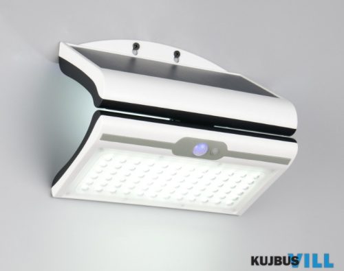 TR R23066101 MACAPA solar kültéri falikar 5W LED/390lm/4000K ↕18,5cm ↔23cm ↗10,5cm IP44 fehér sensor