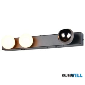   TRIO 238270332 ARPINO falikar 8,5W LED/1000lm 2300+3000+4000K ↕5cm ↔30cm matt fekete