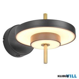   TRIO 240270180 KEATON falikar incl.1x10W LED/1200lm/2300+3000+4000K ↕18,5cm ↔20cm Ø20cm ↗30cm fekete-arany