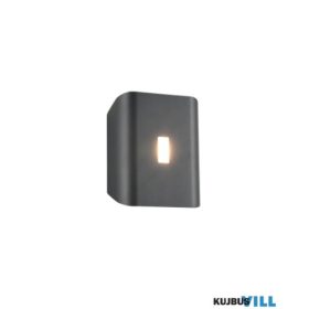   TR 246660342 SANTERNO kültéri falikar incl.1x7W LED/850lm/2300+3000+4000K ↕20cm ↔16cm antracit