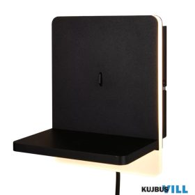   TRIO 248670132 FAIRFIELD falikar incl.1x9W LED/950Lm/3000K ↕20cm ↔16cm ↗14cm matt fekete